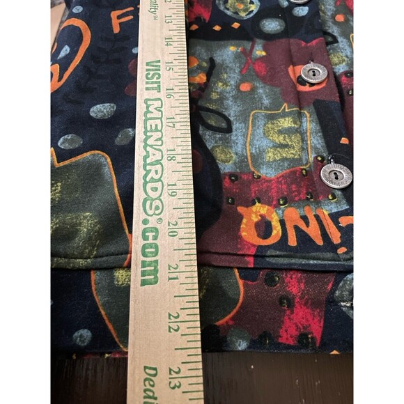 Zoe Michael Phillips Womens Medium Heavy Shirt Button Jacket Pockets Long Sleeve - Picture 5 of 6